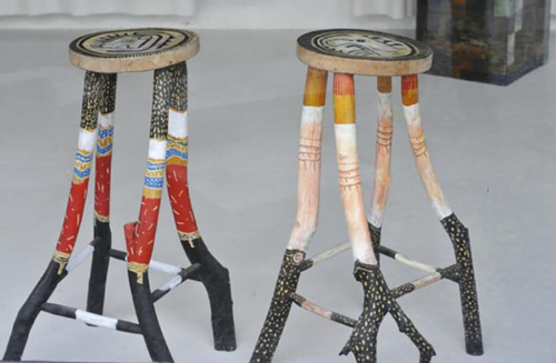 TABURETES - ARTE EN MADERA
