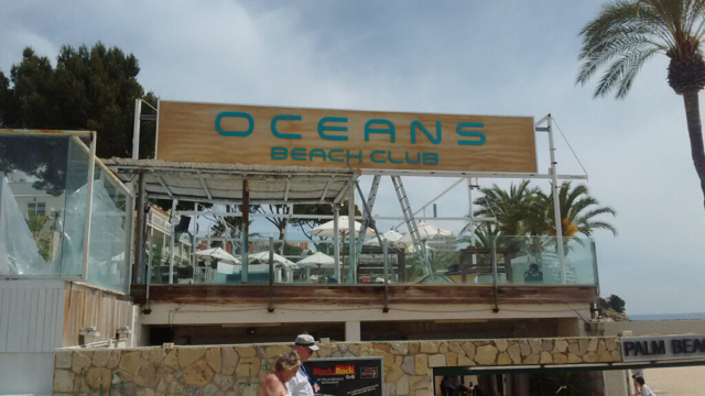 CARTELES OCEANS-fondo texturado arena -Mallorca