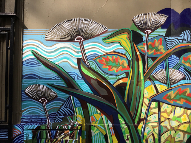 MURAL EXTERIOR BOTANICO (detalle)