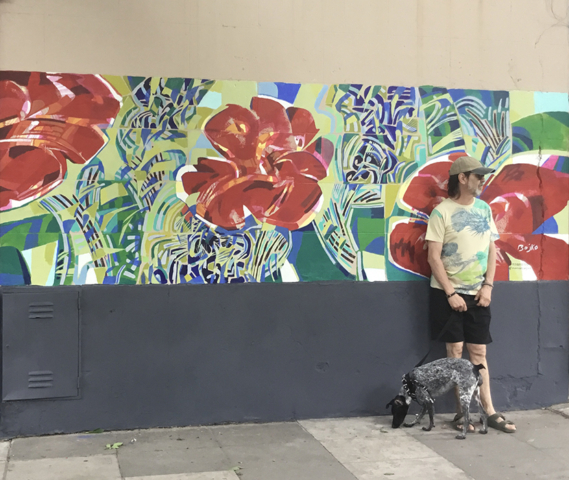 MURAL EXTERIOR FLORAL